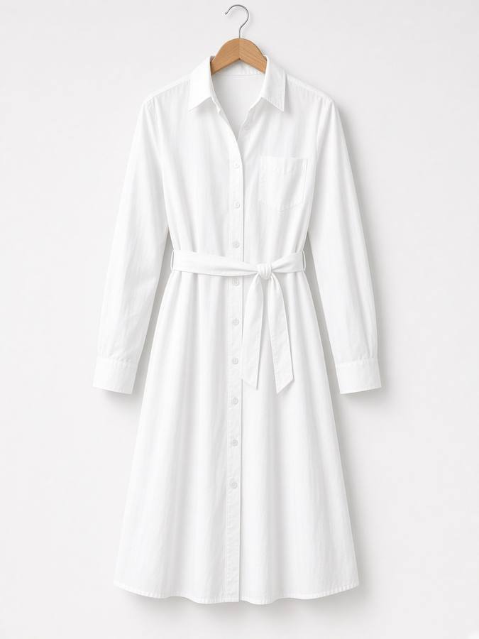 Brendi Belted Shirt Dress
